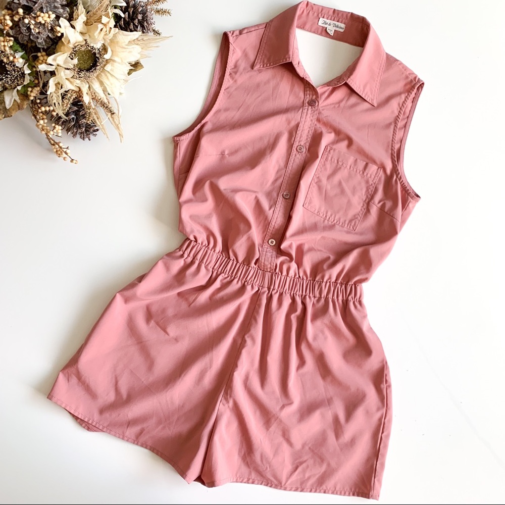 Hot & Delicious Blush Cutout Back Romper